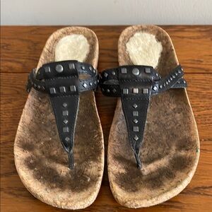 UGG Women's Black Studded Sandals